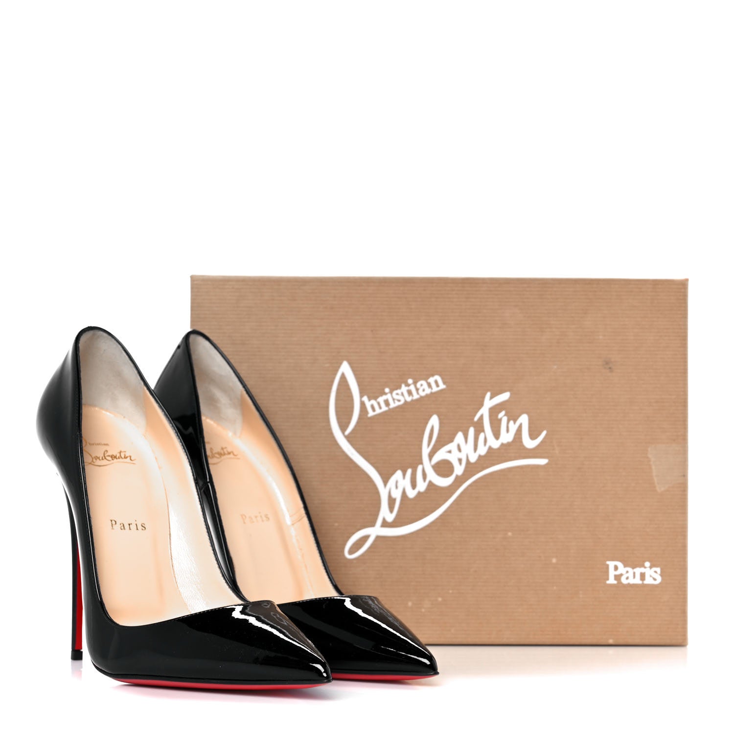 Christian Louboutin Patent So Kate 120 Pumps 39.5 Black 8 of 8
