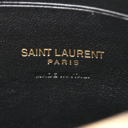 Saint Laurent Grain De Poudre Matelasse Monogram Mini Lou Camera Bag Black 6 of 9