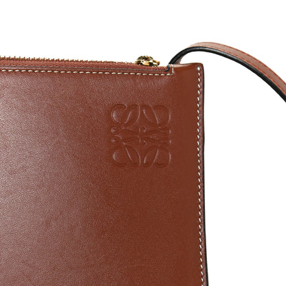 Loewe Calfskin Gate Double Zip Pouch Crossbody Brick 7 of 12