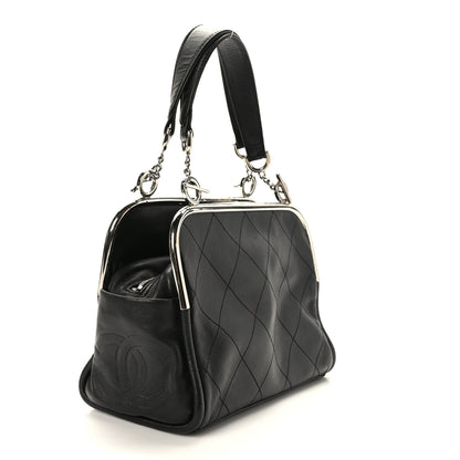 Chanel Lambskin Ultimate Soft Frame Bag Black 3 of 9