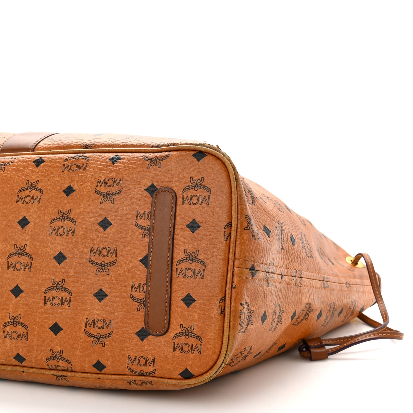 Visetos Large Liz Reversible Shopper Tote Cognac