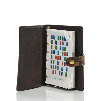 Louis Vuitton Damier Ebene Small Ring Agenda Cover 5 of 6