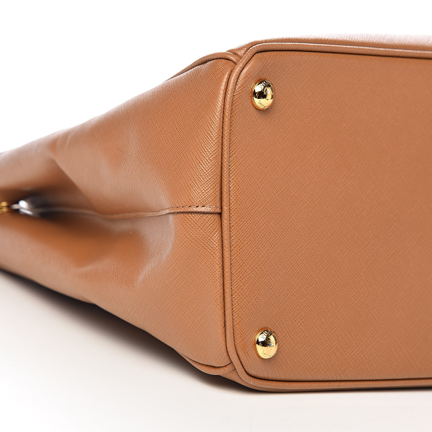 Prada Saffiano Lux Large Galleria Double Zip Tote Caramel 8 of 20