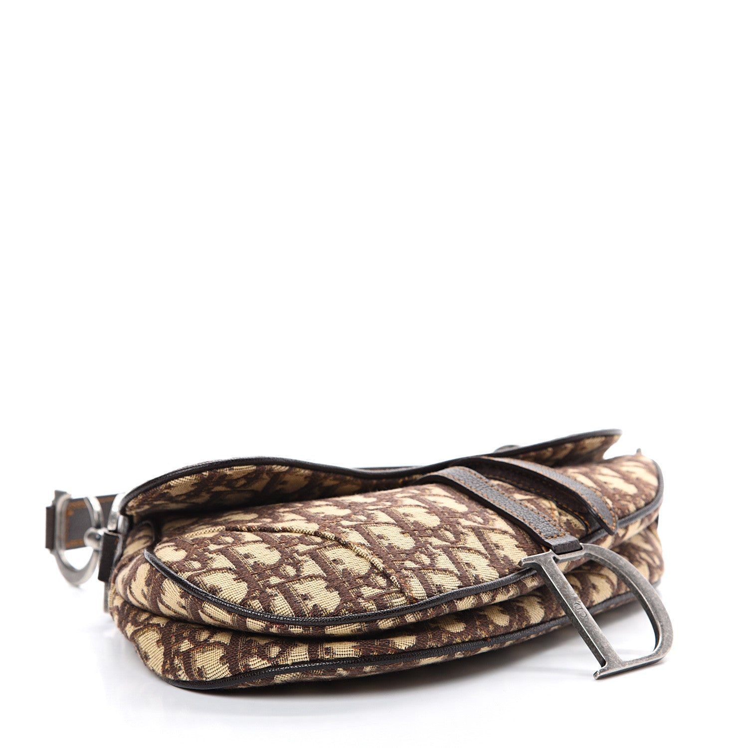 Christian Dior Monogram Saddle Bag Brown 3 of 12