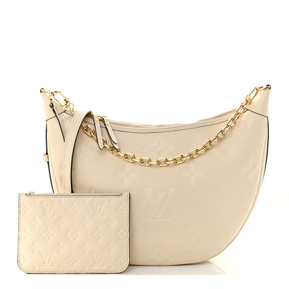 Louis Vuitton Empreinte Monogram Giant Loop Hobo Cream 1 of 12