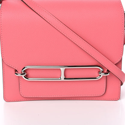 Hermes Evercolor Mini Sac Roulis Rose Azalee 10 of 10