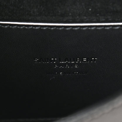Saint Laurent Smooth Calfskin Classic Monogram Small Kaia Satchel Black 6 of 8
