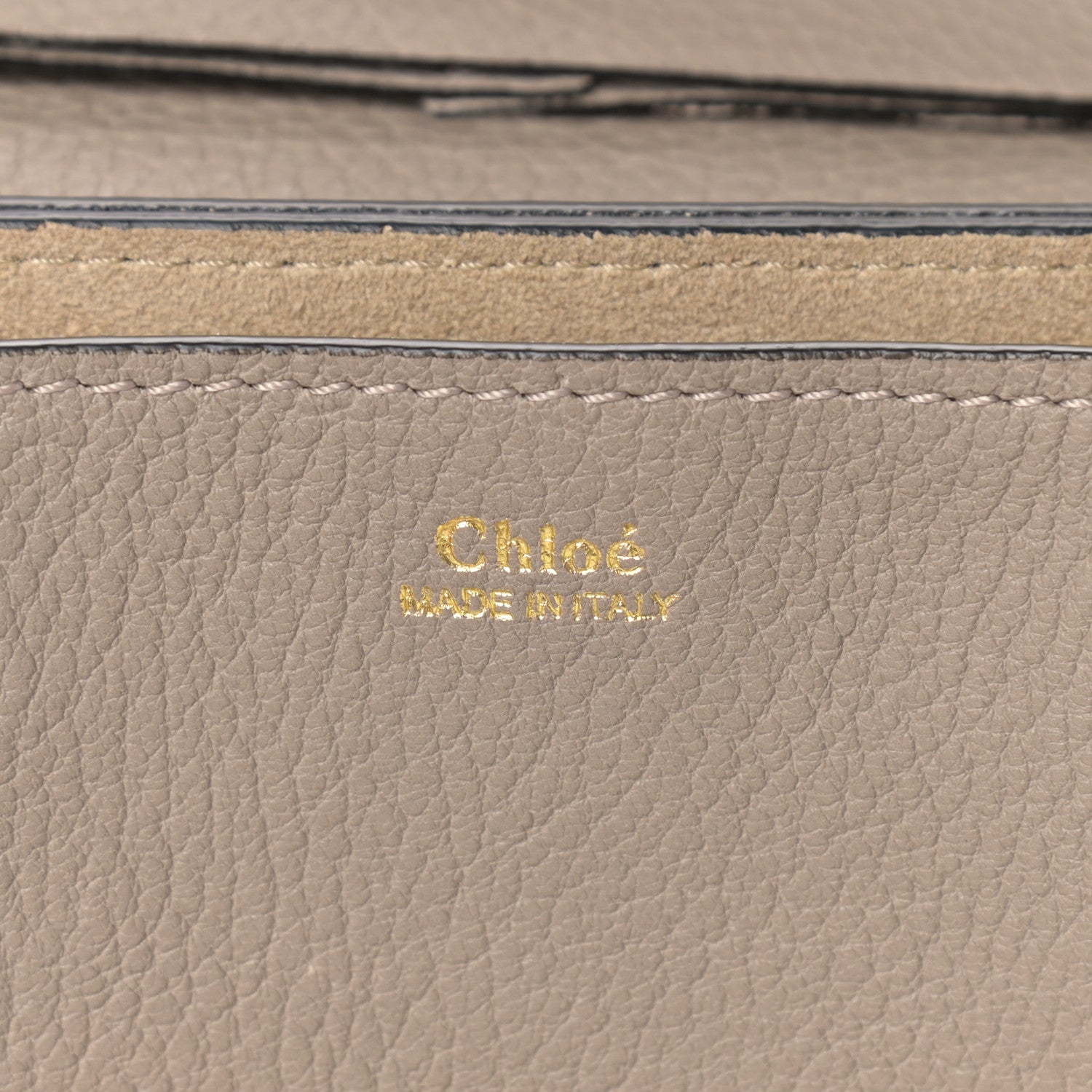 Chloe Grained Lambskin Drew Shoulder Bag Motty Grey 6 of 9