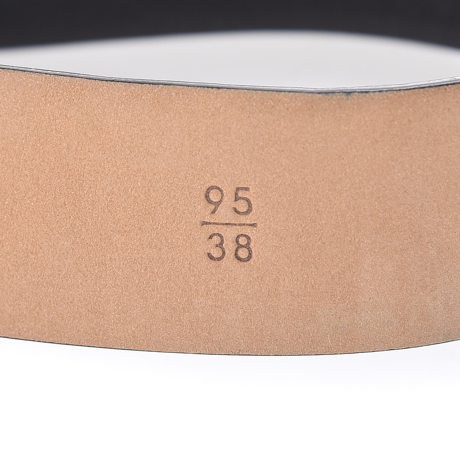Chanel Calfskin Belt 95 38 Black 5 of 10