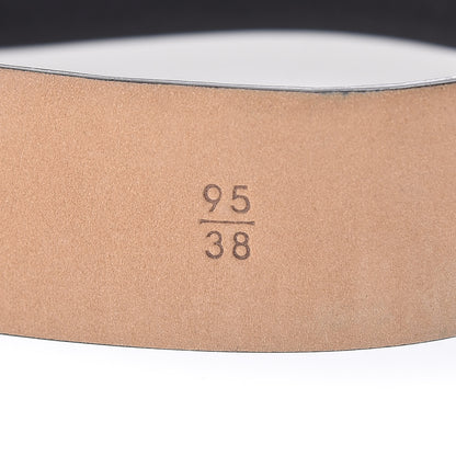 Chanel Calfskin Belt 95 38 Black 5 of 10