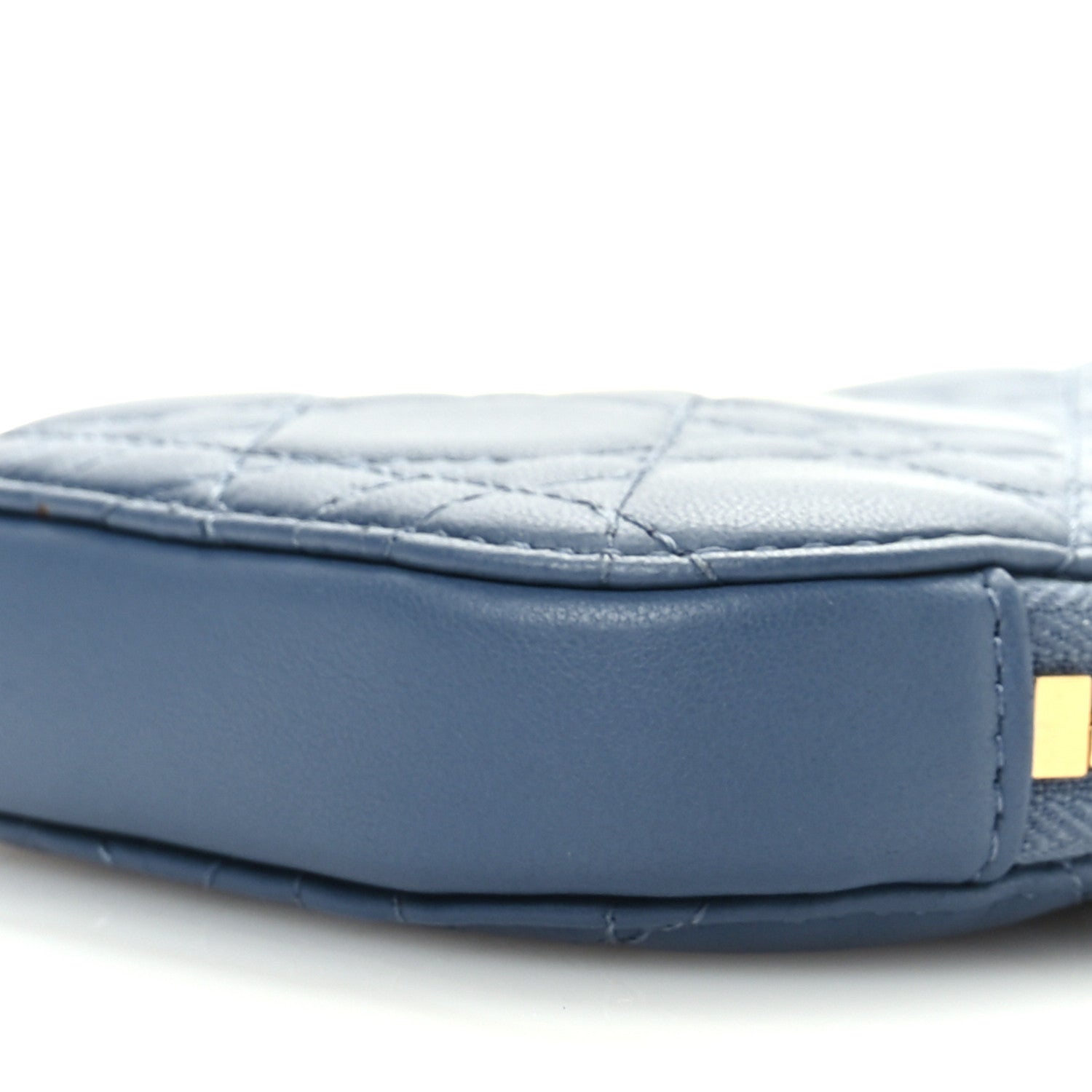 Christian Dior Lambskin Cannage Lady Dior Phone Holder Cloud Blue 10 of 11