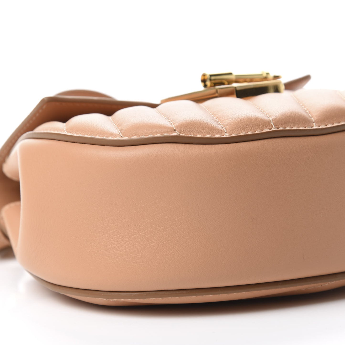 Calfskin Quilted Mini Drew Bijou Shoulder Bag Blushy Pink