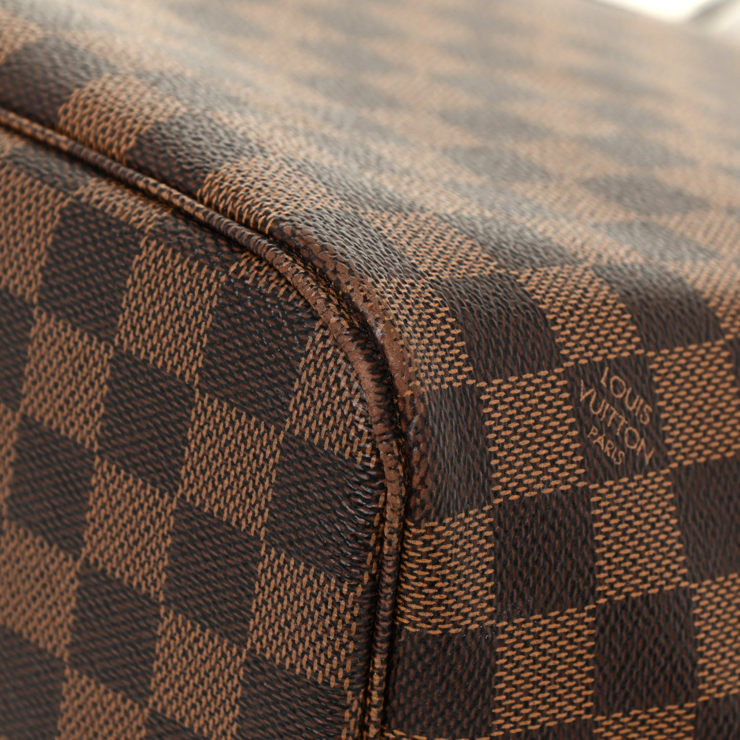 Damier Ebene Neo Neverfull MM Rose Ballerine