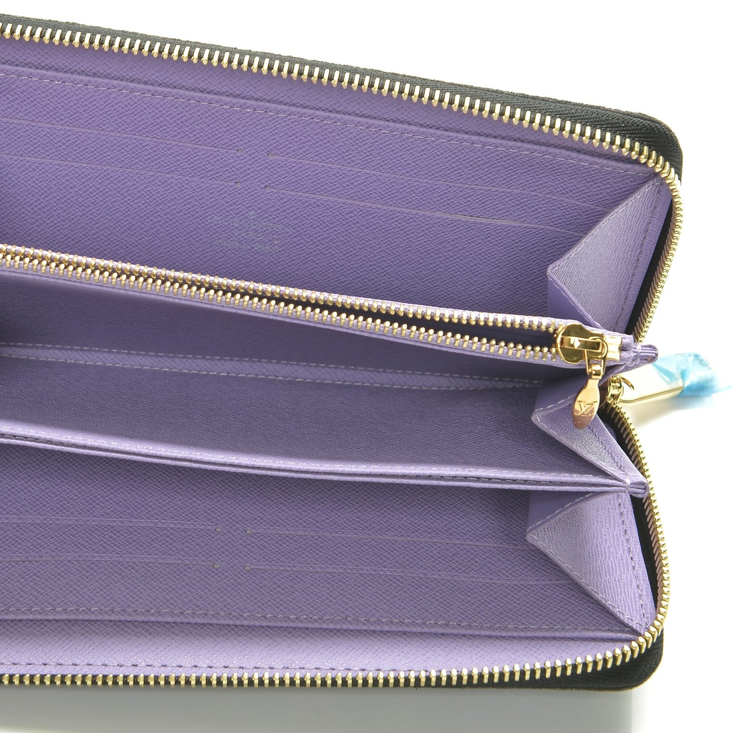 Monogram Multicolor Zippy Wallet Black Violet
