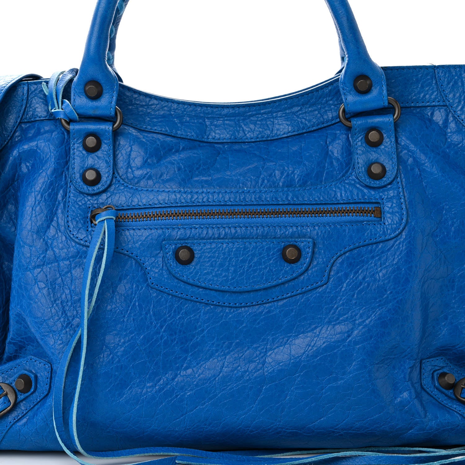 Balenciaga Agneau Classic Hardware City Bleu Lazuli 9 of 12