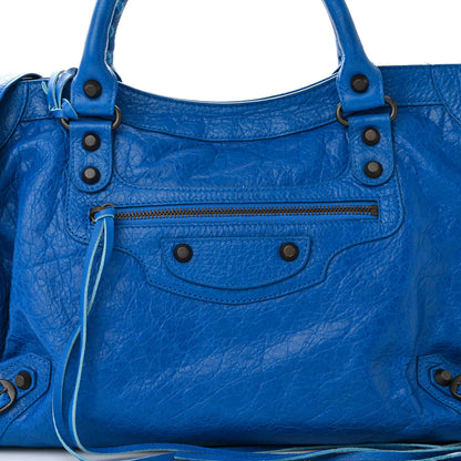 Balenciaga Agneau Classic Hardware City Bleu Lazuli 9 of 12