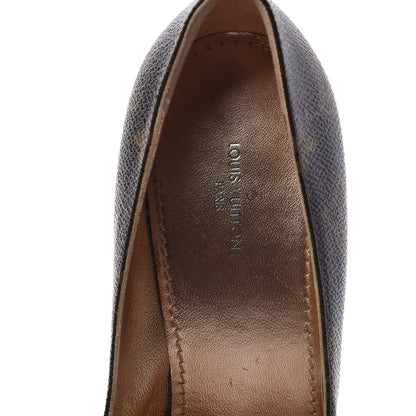 Louis Vuitton Monogram Cherie Pumps 38 Gold 8 of 12
