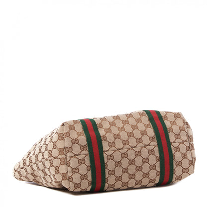 Gucci Monogram Medium Jolicoeur Tote White 3 of 8
