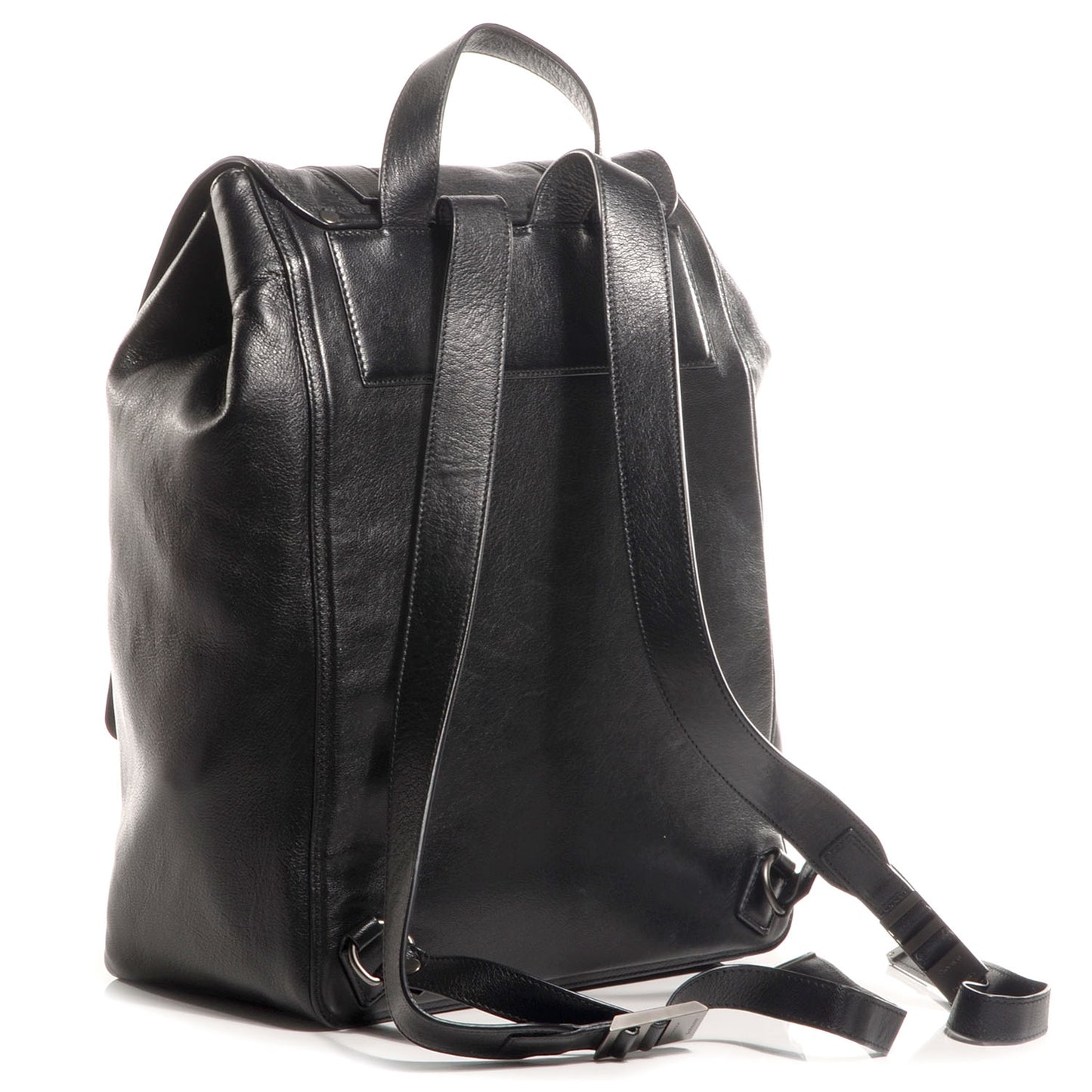 Leather PS1 Backpack Black