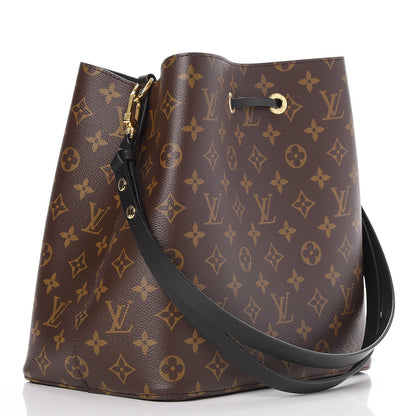 Louis Vuitton Monogram Neonoe MM Black 3 of 7