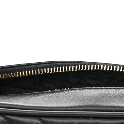 Saint Laurent Calfskin Matelasse Monogram Lou Camera Bag Black 14 of 14