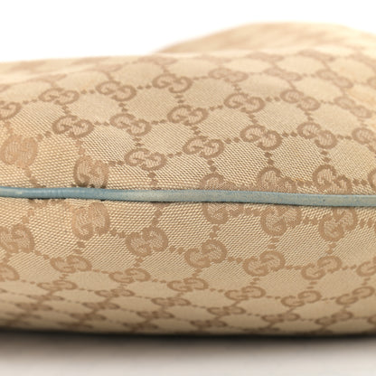 Gucci Monogram Large Wave Hobo Blue 9 of 14