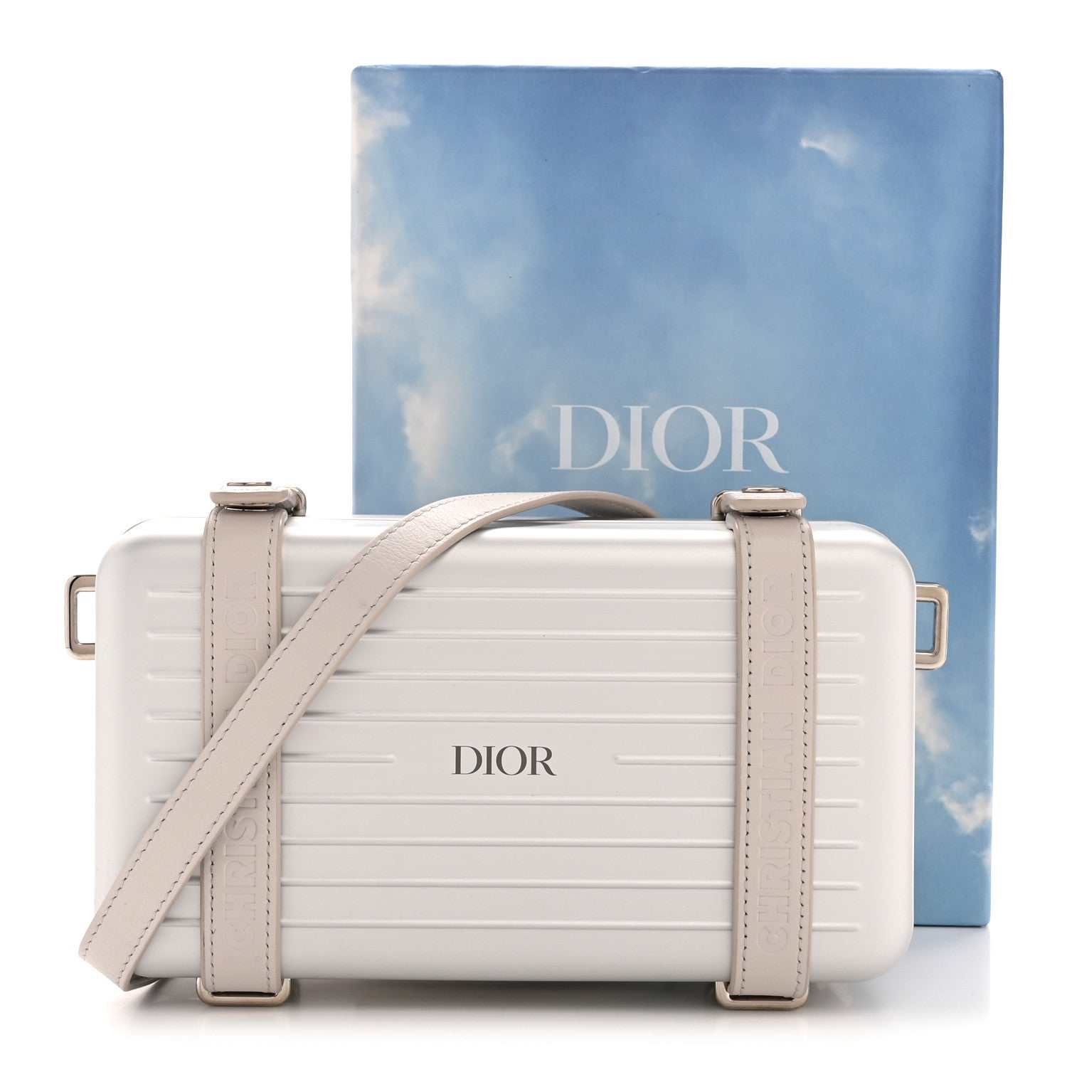 Christian Dior X RIMOWA Aluminum Personal Clutch On Strap Silver 13 of 13
