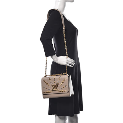 Louis Vuitton Epi Studded Sol Twist Shoulder Bag MM Galet 2 of 10
