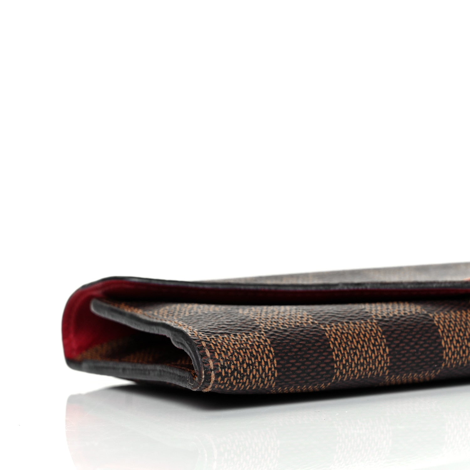 Louis Vuitton Damier Ebene Josephine Wallet Red 7 of 10