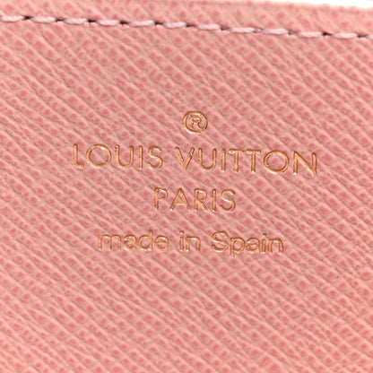 Louis Vuitton Damier Ebene Zippy Wallet Rose Ballerine 6 of 8