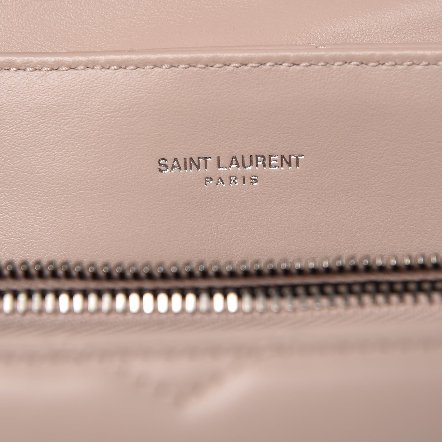 Saint Laurent Calfskin Y Quilted Monogram Medium Loulou Chain Satchel Rose Antic 7 of 9