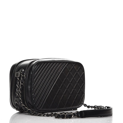 Chanel Lambskin Small Coco Boy Camera Case Black 3 of 16