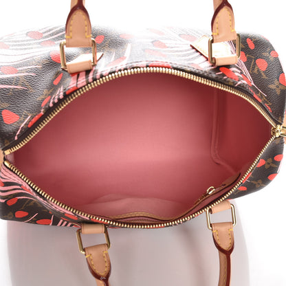 Louis Vuitton Monogram Jungle Dots Speedy 30 Sugar Pink Poppy 5 of 7