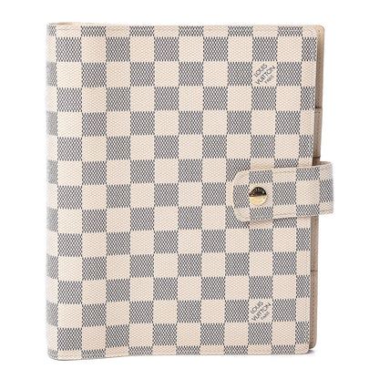 Louis Vuitton Damier Azur Large Ring Agenda Cover 1 of 7