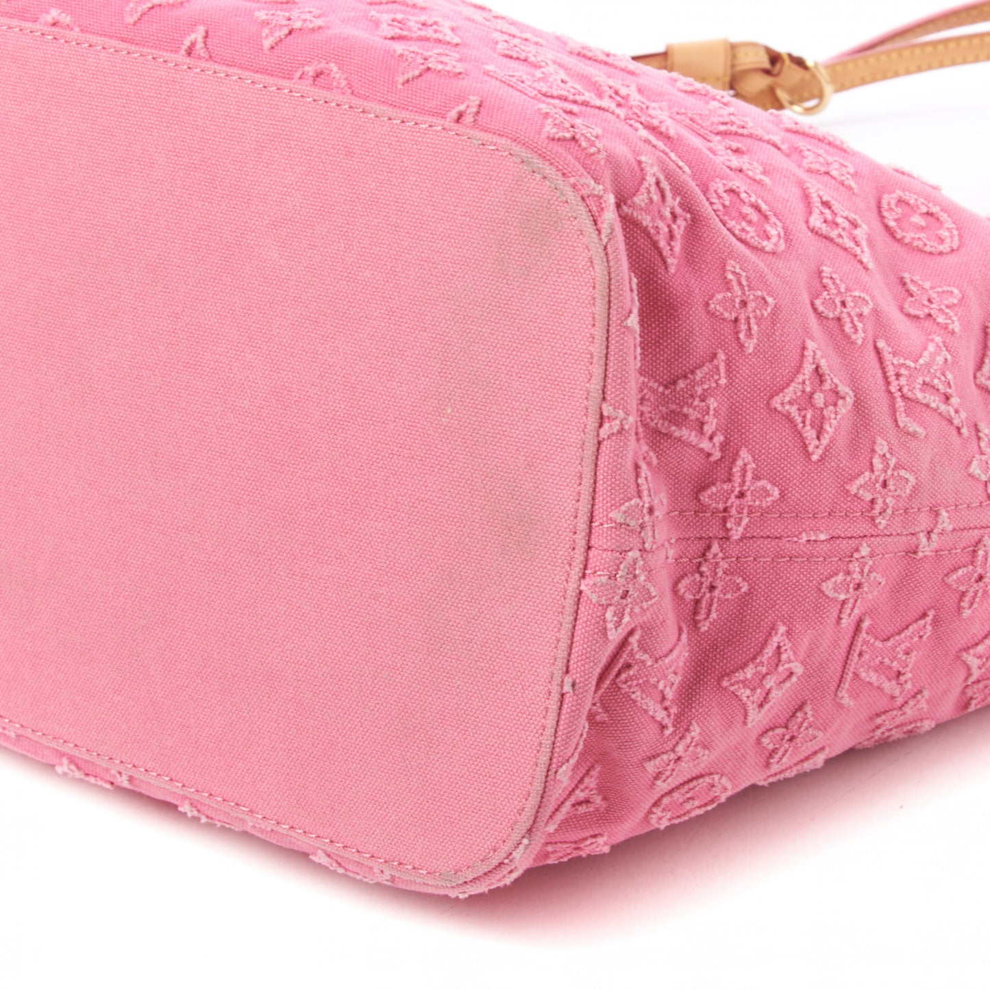 Monogram Denim Neverfull MM Rose