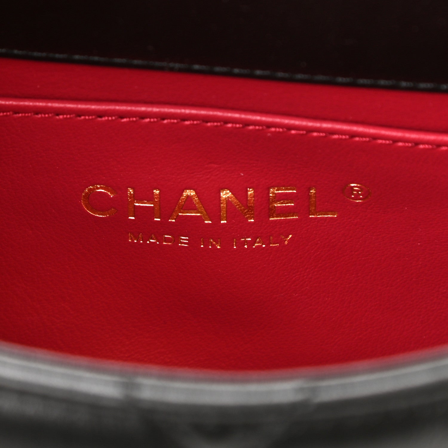 Chanel Lambskin Enamel Quilted Mini Pending CC Square Flap Black 6 of 11