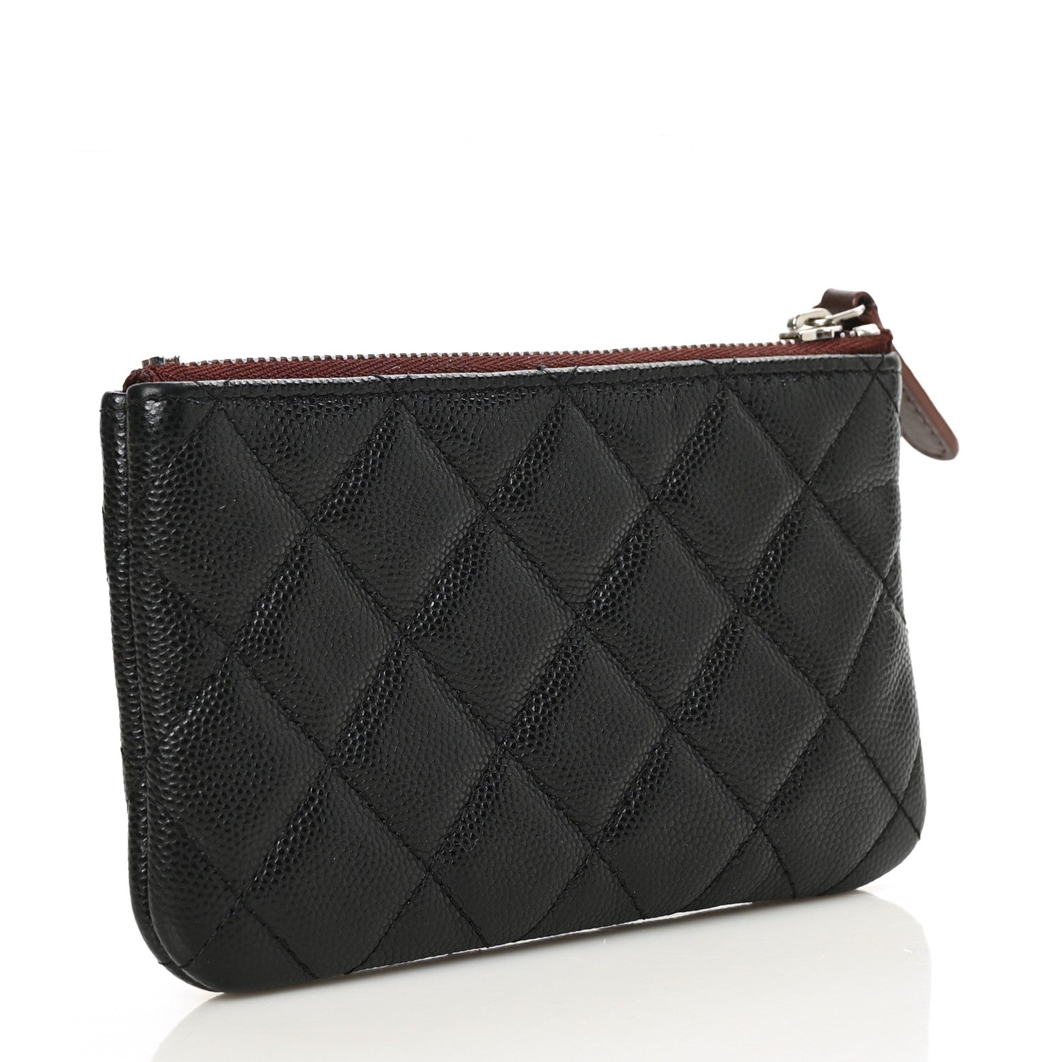 Chanel Caviar Quilted Small Cosmetic Case Black 3 of 7