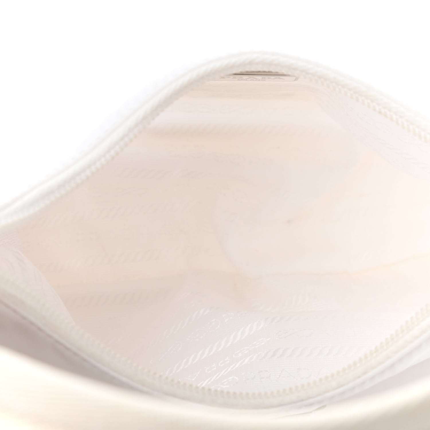 Prada Tessuto Nylon Mini Re-Edition 2000 Bag White 4 of 8