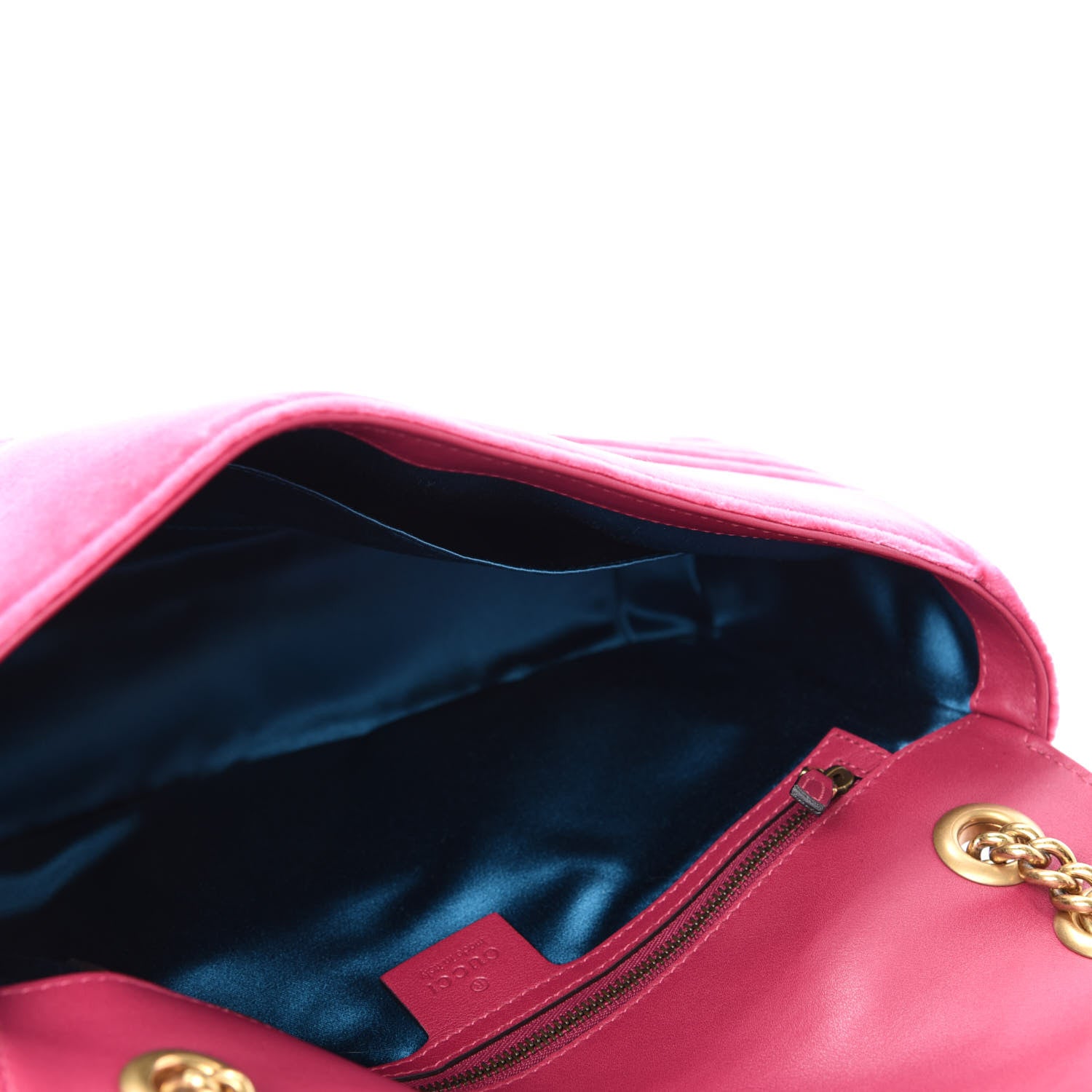 Gucci Velvet Matelasse Blind for Love Embroidered Medium GG Marmont Shoulder Bag Light Raspberry Rose Multicolor 4 of 9