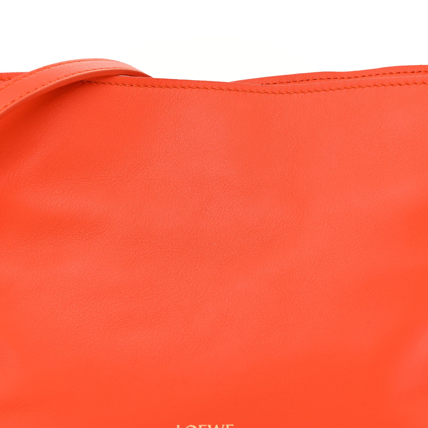 Loewe Calfskin Mini Flamenco Knot Clutch Vivid Orange 8 of 11