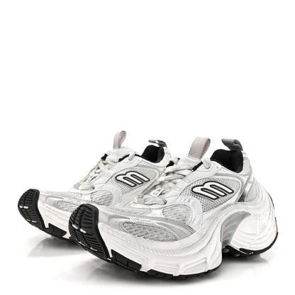 Balenciaga Mesh TPU Worn Out Effect Womens 10XL Sneakers 36 White Grey 4 of 9