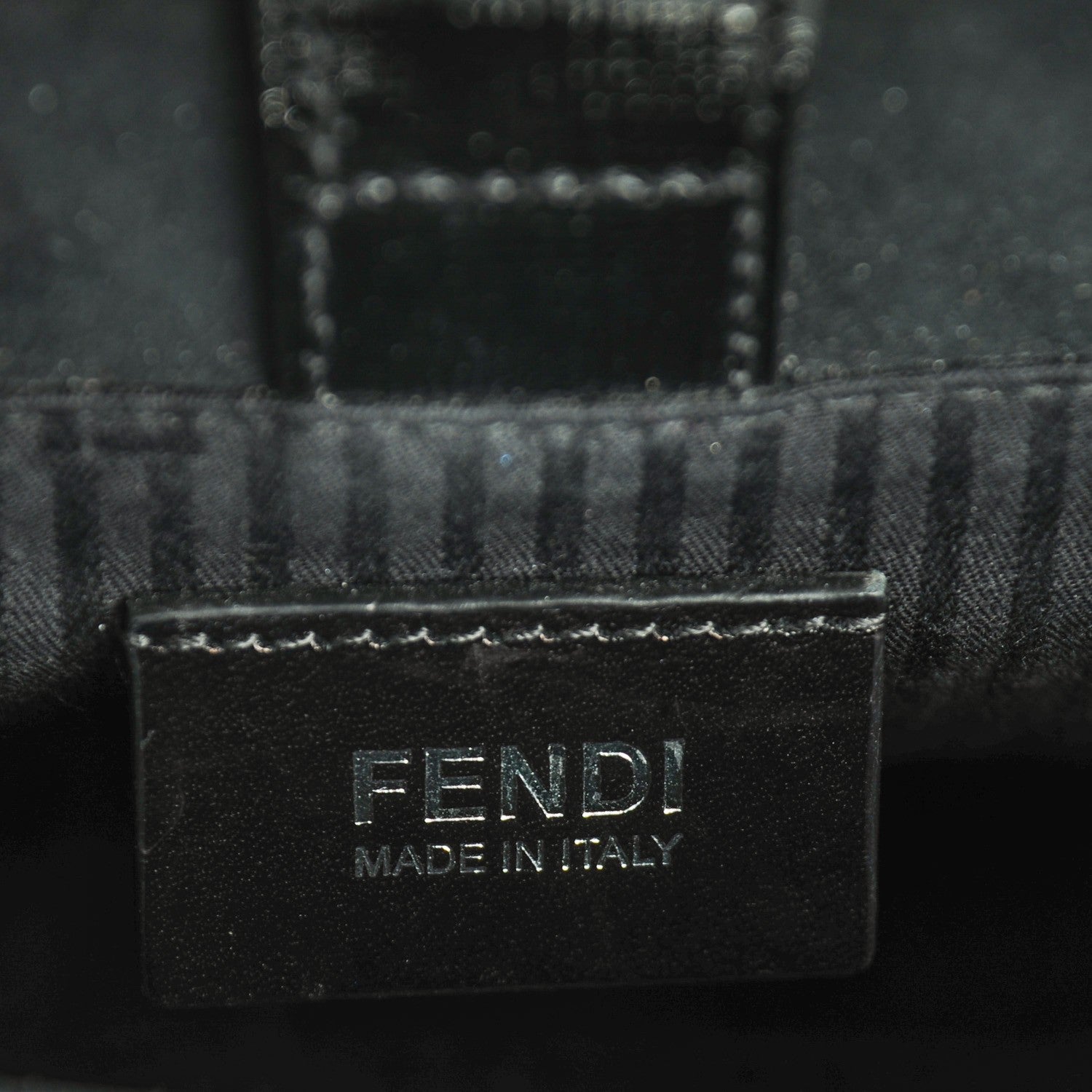 Fendi Patent Vitello Elite Petite 2Jours Tote Black 6 of 9