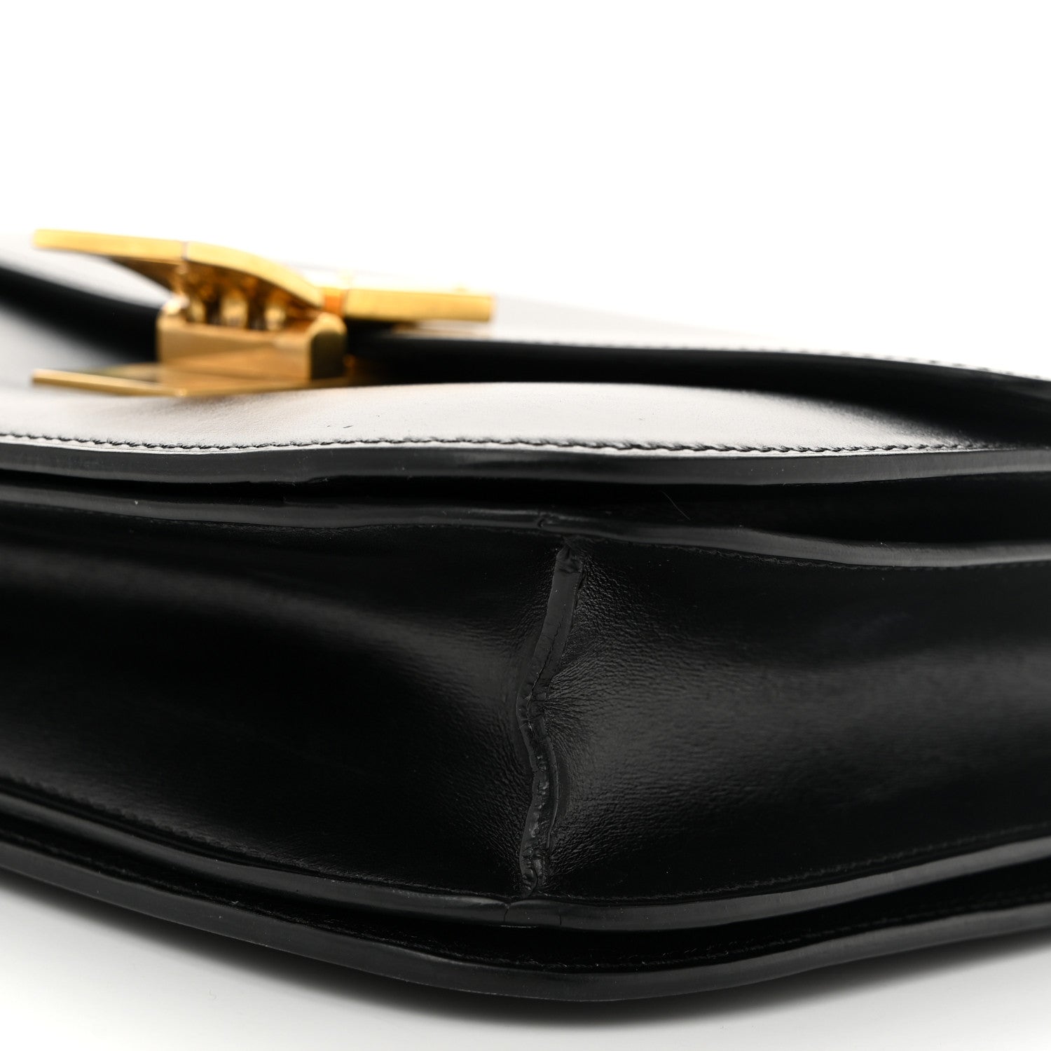 Celine Box Calfskin Medium Classic Box Flap Bag Black 10 of 12