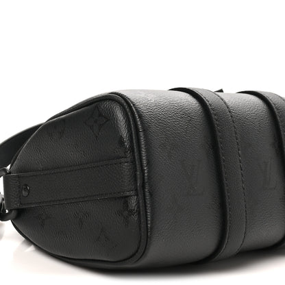 Louis Vuitton Monogram Midnight Keepall Bandouliere 25 Black 7 of 8