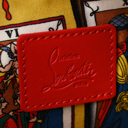 Christian Louboutin Canvas Embroidered Calfskin Caracaba Tote Multicolor 6 of 9