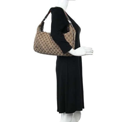 Gucci Monogram Medium Pop Hobo Dark Brown 2 of 12