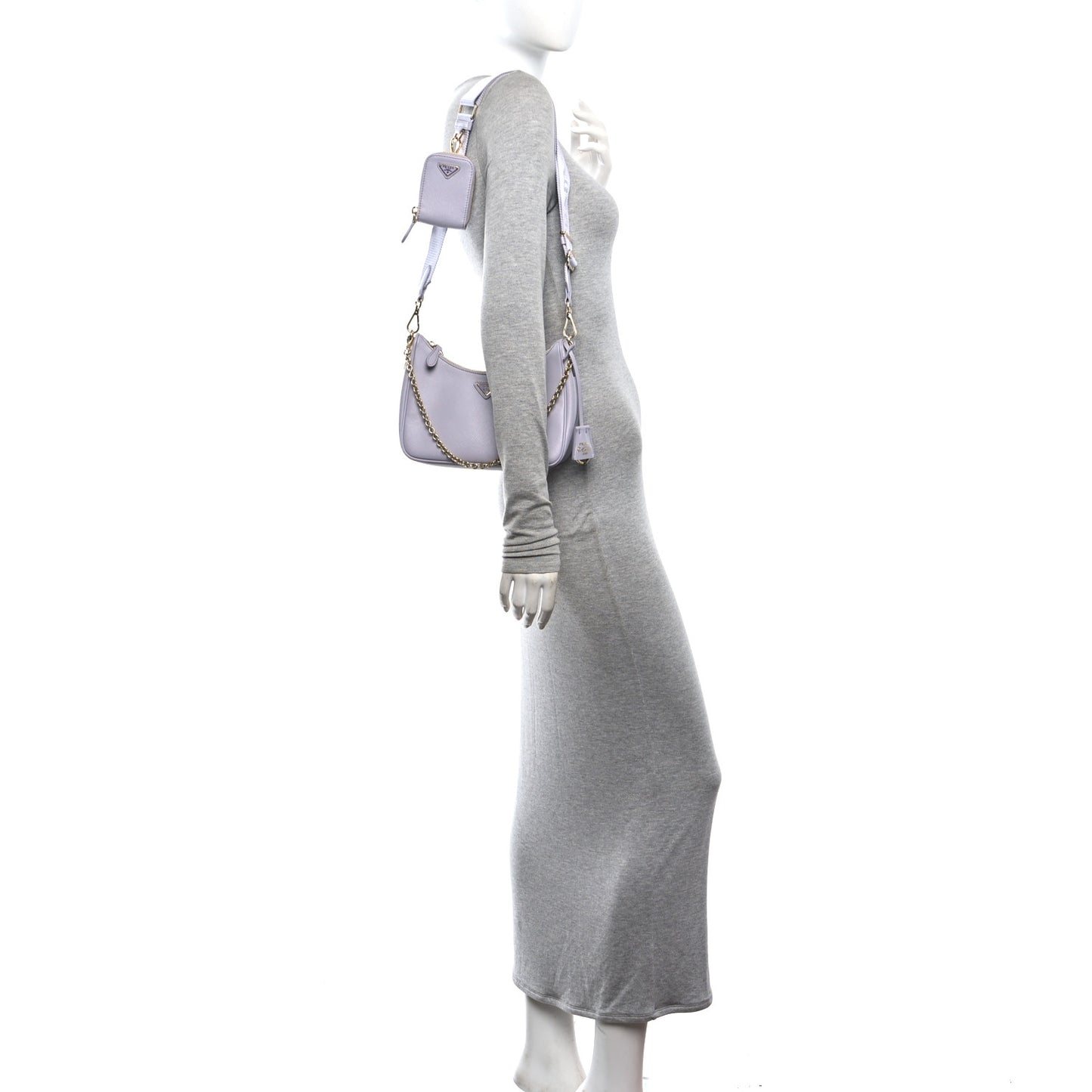 Saffiano Lux Re-Edition 2005 Shoulder Bag  Glicine