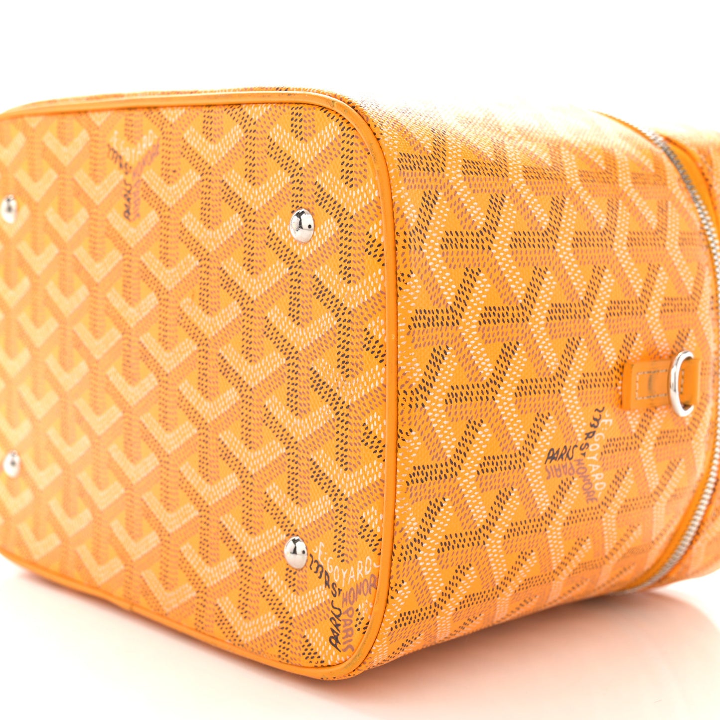 Goyardine Muse Vanity Case Yellow