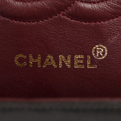 Chanel Lambskin Quilted Medium Double Flap Black 6 of 15