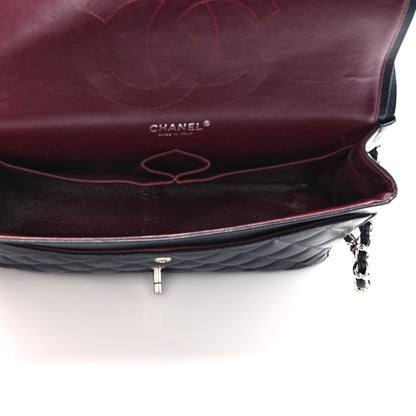 Chanel Caviar Quilted Jumbo Double Flap Black 5 of 15